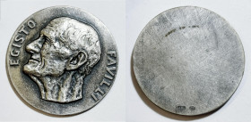 PERSONAGGI. EGISTO FAVILLI. Medaglia uniface in omaggio a Egisto Favilli. Ag; 29,30gr; 39,60mm

FDC