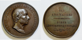 PERSONAGGI. FRANCESCO PUCCINOTTI (1794-1872). Siena. Medaglia in omaggio a Francesco Puccinotti 1862. Opus: Pieroni. Ae; 50mm

FDC