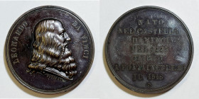 PERSONAGGI. LEONARDO DA VINCI (1452-1519). Medaglia in onore di Leonardo da Vinci. Opus: F. Putinati. Ae; 44mm

FDC