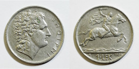 ALBANIA. Zog I. 1 Lek 1926 KM 5; Ni

BB+