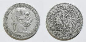 AUSTRIA. Francesco Giuseppe (1848-1916). 5 corone 1900. KM 2807; Ag; 23,75gr

qBB