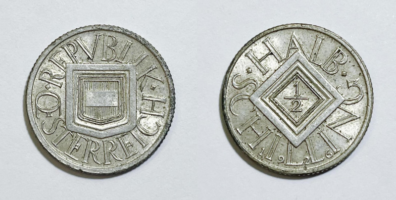 AUSTRIA. Repubblica (1925-1938). 1/2 scelino (1925). KM 2839; Ag; 3gr

FDC