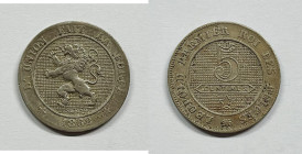 BELGIO. Leopoldo I. 5 Cent. 1862 Cu Ni

BB

 Legenda "Belges"