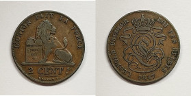 BELGIO. Leopoldo I. 2 cent 1847 Cu

BB

 Legenda "Belges"