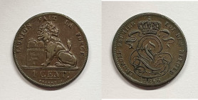 BELGIO. Leopoldo I. 1 Cent 1846 KM 1; Cu

qSPL

 Legenda "Belges"