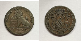BELGIO. Leopoldo I. 1 Cent 1847 KM 1; Cu

BB

 Legenda "Belges"