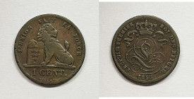 BELGIO. Leopoldo I. 1 Cent 1856 KM 1; Cu

BB

 Legenda "Belges"