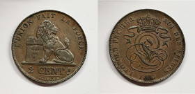 BELGIO. Leopoldo I. 1 Cent 1861 KM 1; Cu

SPL+