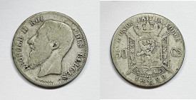 BELGIO. Leopoldo II. 50 Cent 1899 KM 27; Ag; 2,5gr.

qBB

 Legenda "Belges"