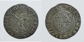 NAPOLI. REGNO DI NAPOLI. Carlo I d'AngiÃ² (1266-1285). Saluto-carlino in argento. P.R. 3; Ag; 3,20gr

qSPL

 Patina di antica collezione.