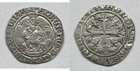 NAPOLI. REGNO DI NAPOLI. Roberto dâ€™AngiÃ², 1309-1343. Gigliato. MIR 28; Ag; 3,38gr.

BB/BB+