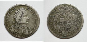 NAPOLI. Regno di Napoli. Carlo VI d'Asburgo (1707-1734). TarÃ¬ da 20 grana 1715. MIR 324/1. Magliocca 90; Ag; 4,15 gr

BB