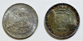 SAN MARINO. Vecchia monetazione. 10 lire 1935. Gig. 13; Ag; 10gr

SPL/FDC

 Bellissima patina