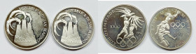SAN MARINO. 1000, 500 lire 1984 "Olimpiadi Los Angeles". Dittico Gig. 212. Ag

PROOF