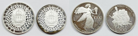 SAN MARINO. 1000, 500 lire 1990 "Mondiali di Calcio". Dittico. Gig. 218. Ag

PROOF