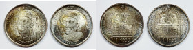SAN MARINO. 1000 lire 1977 "Brunelleschi". Lotto di 2 esemplari. Gig.181. Ag

FDC