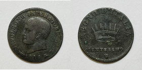 VENEZIA. REGNO D'ITALIA. Napoleone I (1805-1814). 1 centesimo 1811 "I tipo". Gig.244a; Cu; 2,1gr

MB