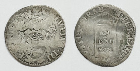 ANCONA. Stato Pontificio. Giulio III (1550-1555). Giulio (Porta Santa) Munt 49; Ag; 3gr.

MB

 RR