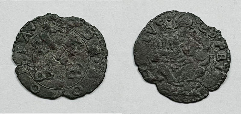 BOLOGNA. Anonime Pontificie. Sec XVI. Quatrino Mun 34; Mi; 0,55gr

BB