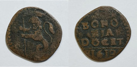 BOLOGNA. STATO PONTIFICIO. Paolo V (1605-1621). Quattrino 1610. Munt. 204c; Cu; 2,80gr

MB/BB