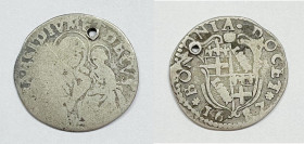 BOLOGNA. STATO PONTIFICIO. Innocenzo XII. Carlino 1687 Munt. 233d; Ag; 1,58gr.

MB

 RARO - Foro