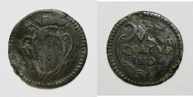 RAVENNA. STATO PONTIFICIO. Benedetto XIV (1740-1758). Quattrino Munt. Manca; MIR 2682/2; Cu; 1,90gr

BB