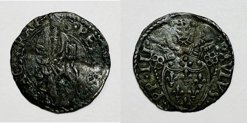 ROMA. STATO PONTIFICIO. Paolo III (1534-1549). Quattrino. MIR 921/1; Mi; 0,79gr...
