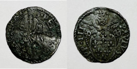 ROMA. STATO PONTIFICIO. Paolo III (1534-1549). Quattrino. MIR 921/1; Mi; 0,79gr

BB