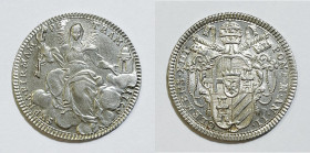 ROMA. STATO PONTIFICIO. Clemente XIII (1758-1769). Doppio giulio 1759. MIR 2710/2; Munt. 16a; Ag; 5,27gr

qFDC/FDC

 Conservazione eccezionale, me...