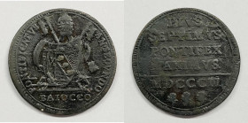 ROMA. STATO PONTIFICIO. Pio VII (1800-1823).Baiocco 1802 Gig54; Cu

BB
