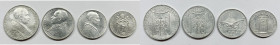 VATICANO. Pio XII (1939-1958). Serie di 4 valori 1950, anno giubilare, da 10, 5, 2, 1 lira. It

FDC