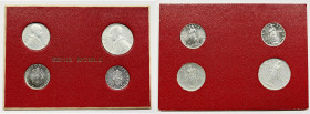 VATICANO. Pio XII (1939-1958). Serie di 4 valori 1952, anno XIV, da 10, 5, 2, 1 lira. It. In astuccio d'epoca.

SPL
