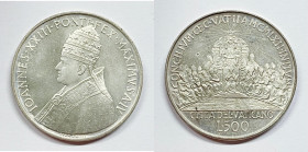 VATICANO. Giovanni XXIII (1958-1963). 500 lire 1962, Concilio Ecumenico Vaticano II. Ag

FDC
