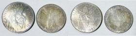 VATICANO. Giovanni Paolo II (1978-2005). Dittico 1000, 500 lire 1983-1984, anno santo. Gig. 318. Ag.

FDC