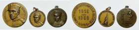 PERSONAGGI. Francesco Baracca. Lotto di 3 medaglie 1936-1968 Ae

SPL