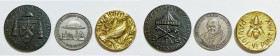 VATICANO. Lotto di 3 medaglie Giovanni XXIII, Paolo VI e sede vacante 1978. Ae, Ae argentato, Ae dorato.

SPL