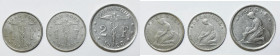 BELGIO. Alberto I (1910-1934). Lotto di 3 monete. 2 franchi 1923, 1 franco 1922, 1923. Ni

SPL