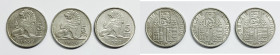 BELGIO. Lotto 3 monete da 5 Franchi 1939. Leopoldo III.

Varie

 condizioni varie