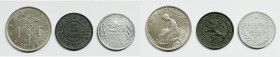 BELGIO. Lotto di 3 monete. 1 Franc 1934, 5 cent 1916, 2 Franc 1944;

Varie

 Date, peso, titolo e condizioni varie