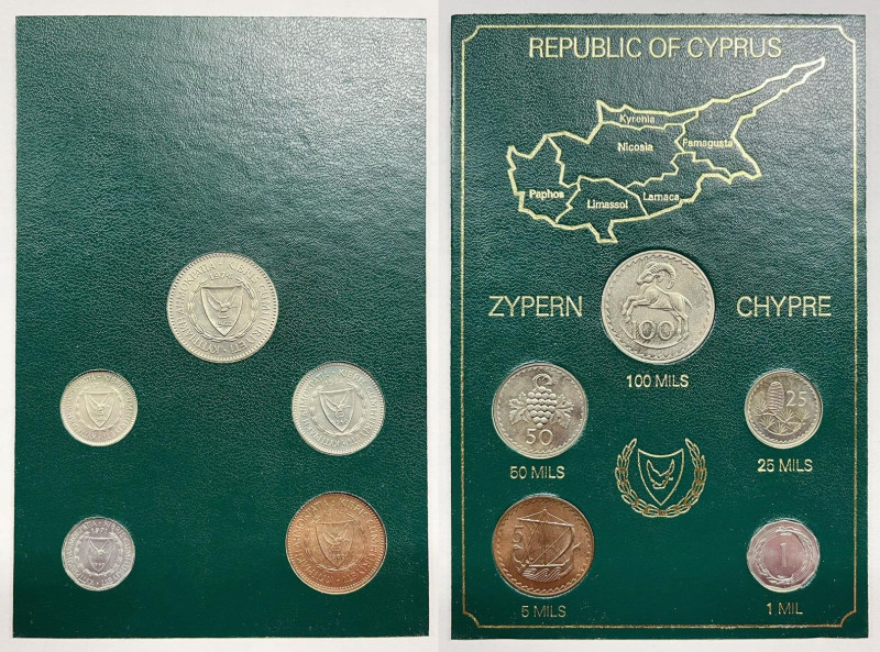 CIPRO. Serie divisionale di 5 nominali da 1 mil a 100 mils

FDC

 In Blister...