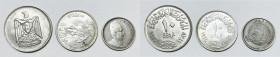 EGITTO. Lotto di 3 monete. 10 piastre 1964 e 1967, 2 piastre 1923 Metalli e Conservazioni varie

Varie