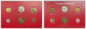 FINLANDIA. Serie divisionale di 6 nominali da 1 penni a 1 Markka

FDC

 In Blister Card Intercoins