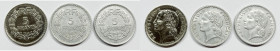 FRANCIA. 5 franchi 1935, 1946, 1947. Lotto di 3 esemplari

BB/SPL