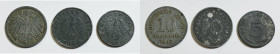 GERMANIA. Lotto di 3 monete. Conservazioni varie.

Varie