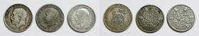 INGHILTERRA. Giorgio V (1910-1936). Lotto di 3 monete. 6 pence 1918, 1928, 1932. Ag

qBB