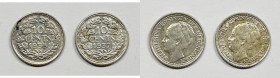 OLANDA. Lotto di 2 monete da 10 cent. Guglielmina. KM 163; Ag.; Date, peso, titolo e condizioni varie

Varie

 condizioni varie