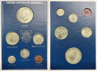 USA Serie divisionale di 6 nominali dal cent al dollaro 

FDC

 In Blister Card Intercoins