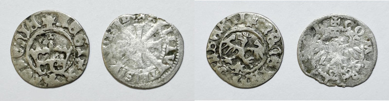 MERANO. Lotto di 2 monete. Mainardo II del Tirolo (1258-1295). Grosso tirolino....