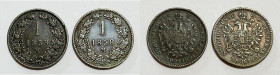 MILANO. REGNO LOMBARDO VENETO. Francesco Giuseppe (1848-1866). 1 kreuzer 1858. Lotto di 2 esemplari. Gig.117; Cu

BB+