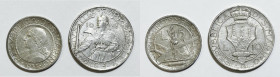 SAN MARINO. Vecchia Monetazione (1864-1938). 10 lire 1933, 5 lire 1935. Lotto di 2 esemplari. Ag

qSPL